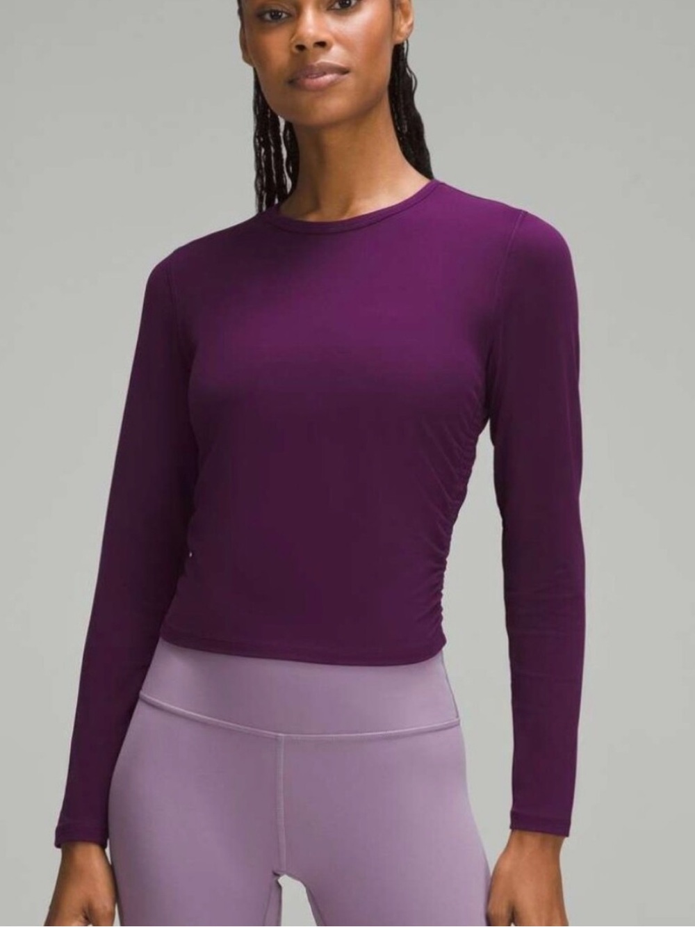 Lululemon All It Takes Nulu Long Sleeve Crop Top
